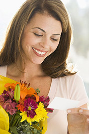 entrega de flores